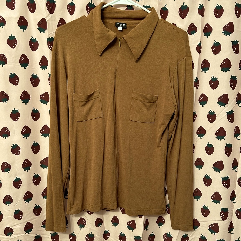 Y2K Zip Up Top